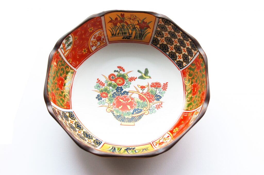 Arita ware porcelain plate